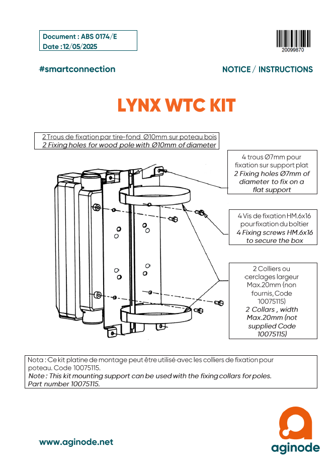 Cover notice LYNX WTC KIT