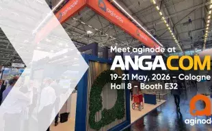 Aginode exhibits at ANGA COM 2026 in Cologne Germany