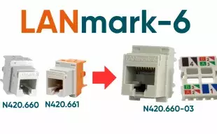 LANmark-6 connector Unscreened Cat 6