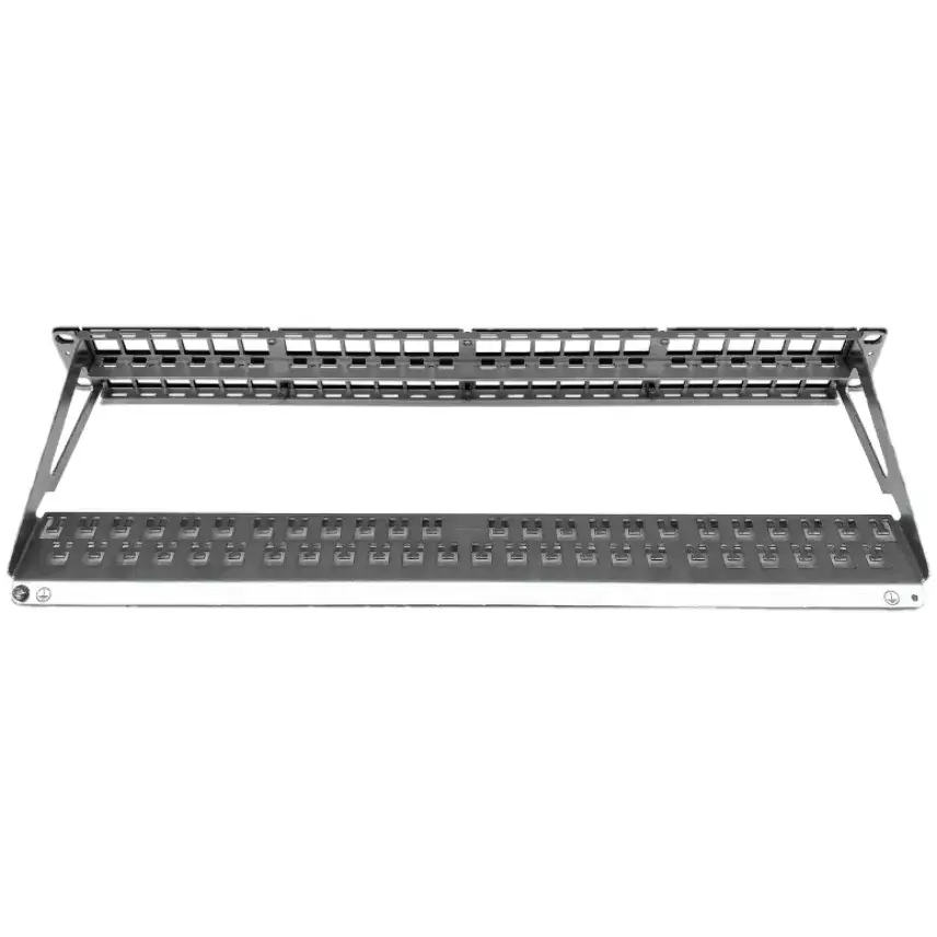 48 port 1U panel rear view