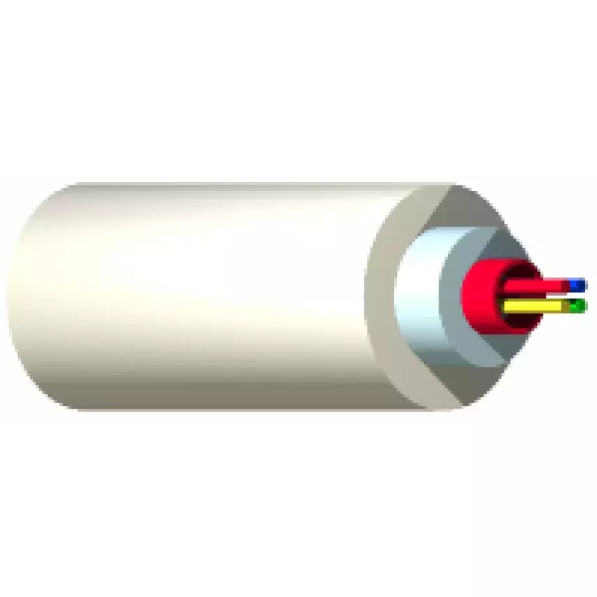 SP1249 4FO Blanc Tube rouge RBGY - Dessin 3D