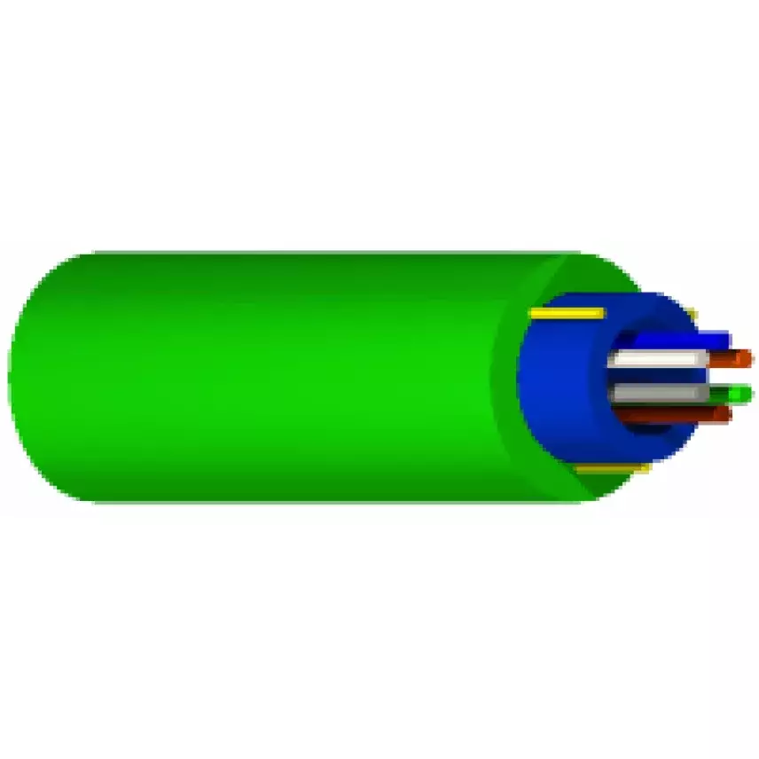 SP1108 UT 6FO gaine verte - Dessin 3D