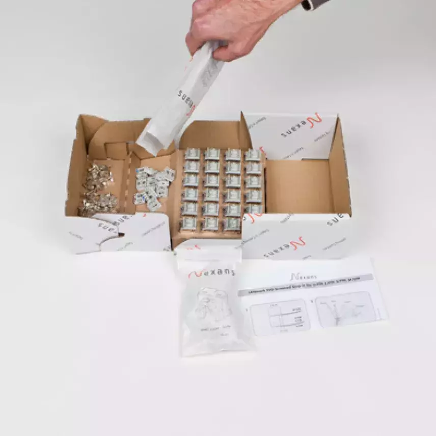 Box with connectors