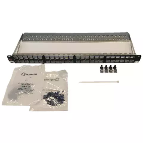 48 port 1U panel complete